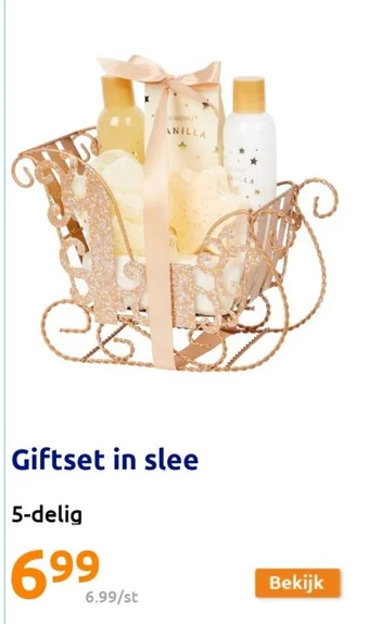 Action Giftset in slee aanbieding