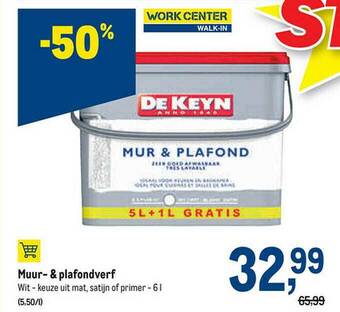 Makro Muur & Plafondverf aanbieding