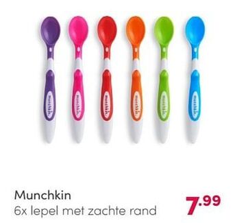 Munchkin 6x lepel met zachte rand