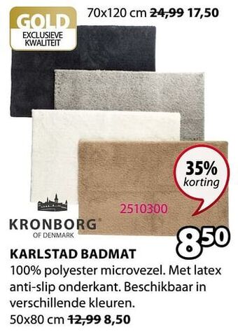 Jysk Karlstad badmat aanbieding