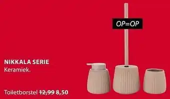 Jysk Nikkala toiletborstel aanbieding