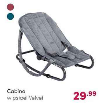 Cabino wipstoel velvet