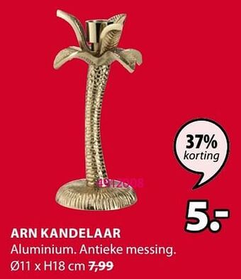 Jysk Arn kandelaar aanbieding