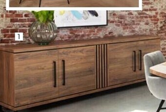 Dressoir 4 deuren 242 x 85 x 45 cm