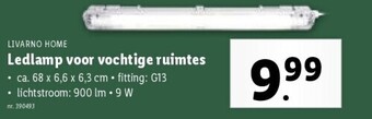 Lidl Ledlamp voor vochtige ruimtes aanbieding