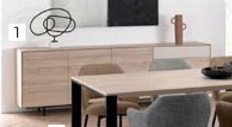 Euroshop Dressoir 190 x 78 x 45 cm aanbieding