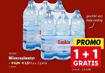 Lidl Mineraalwater aanbieding