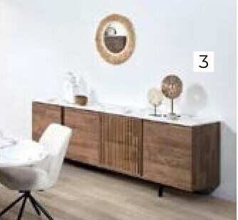 Euroshop Dressoir 245 x 82 x 50 cm aanbieding