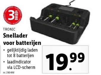 Snellader voor batterijen