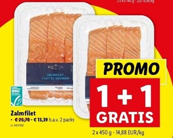 Lidl Zalmfilet aanbieding