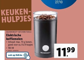 Lidl Elektrische koffiemolen aanbieding