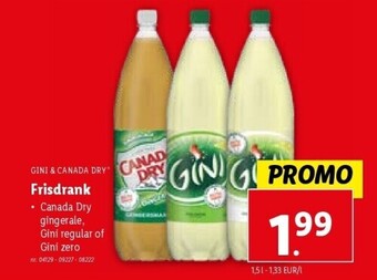 Lidl Frisdrank aanbieding
