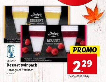 Lidl Dessert twinpack aanbieding