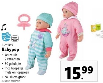 Lidl Babypop aanbieding