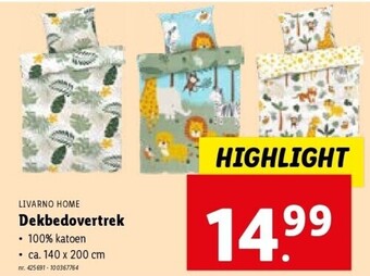 Lidl Dekbedovertrek aanbieding