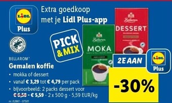 Lidl Gemalen koffie aanbieding