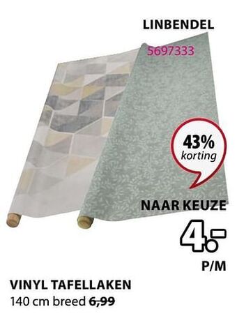 Vinyl tafellaken linbendel