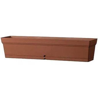 Brico Deroma bloembak ’Samba’ terracotta 80 x 17,5 cm aanbieding