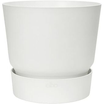 Brico Elho bloempot Greenville rond 30cm wit aanbieding
