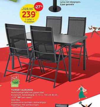 Brico Tuinset Almunda aanbieding