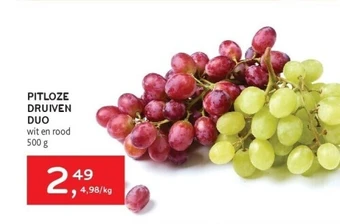 Alvo Pitloze druiven duo aanbieding