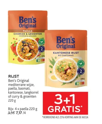 Alvo RIJST Ben's Original aanbieding