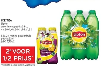 Alvo Ice tea lipton aanbieding