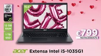 Acer extensa intel i5-1035g1