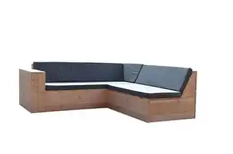 Brico Wood4you loungebank One douglashout 220x220x70cm aanbieding