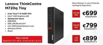Lenovo thinkcentre m720q tiny 256 gb ssd