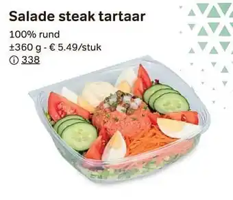 Bon Ap Salade steak tartaar 360g aanbieding