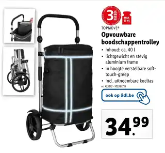 Opvouwbare boodschappentrolley