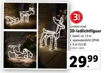 Lidl LIVARNO HOME 3D ledlichtfiguu3D-ledlichtfiguur aanbieding