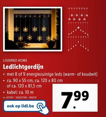 Lidl LIVARNO HOME Ledlichtgordijn aanbieding