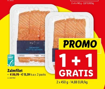 Lidl Zalmfilet aanbieding