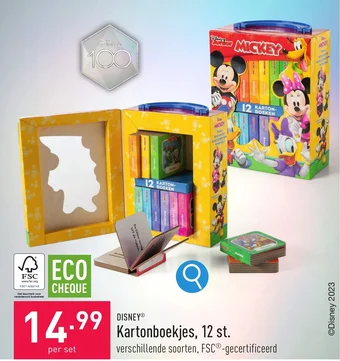 ALDI DISNEY Kartonboekjes aanbieding