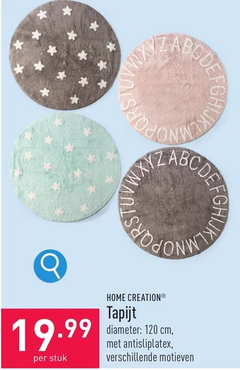 ALDI HOME CREATION Tapijt aanbieding