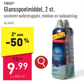 ALDI FINISH Glansspoelmiddel aanbieding