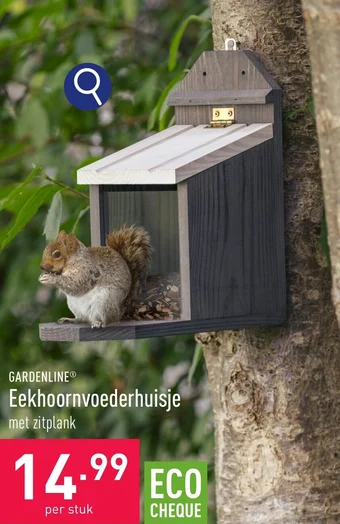 ALDI GARDENLINE Eekhoornvoederhuisje aanbieding
