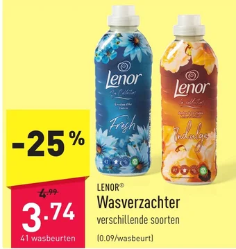 ALDI LENOR Wasverzachter aanbieding