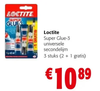 Colruyt Loctite Super Glue-3 aanbieding
