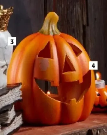 Colruyt Theelichthouder pompoen 17,4 x 14 x 19,5 cm aanbieding