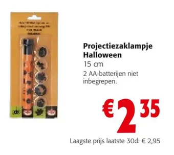 Projectiezaklampje Halloween