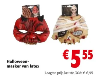 Halloween-masker van latex