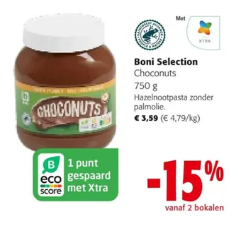 Colruyt Boni Selection Choconuts 750 g aanbieding