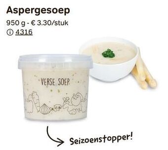Bon Ap Aspergesoep 950g aanbieding