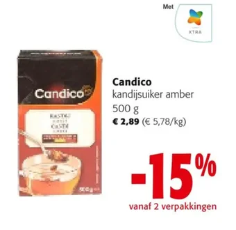Candico kandijsuiker amber 500 g