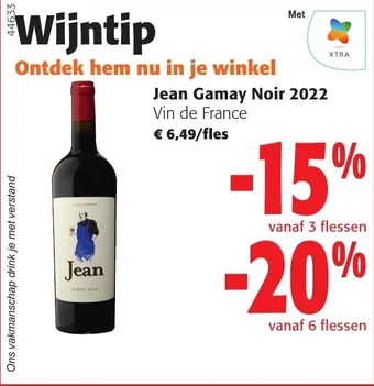 Jean Gamay Noir 2022