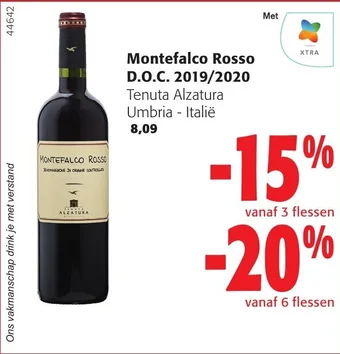 Colruyt Montefalco Rosso D.O.C. 2019/2020 aanbieding