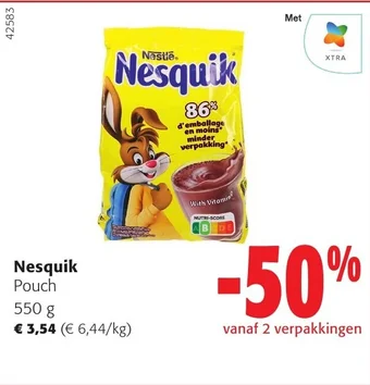 Colruyt Nesquik 550g aanbieding